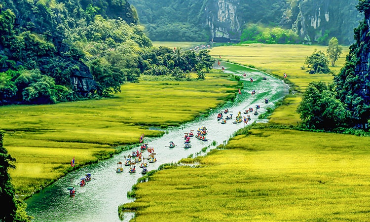Hoa Lu Citadel- Tam Coc Boating – Mua cave